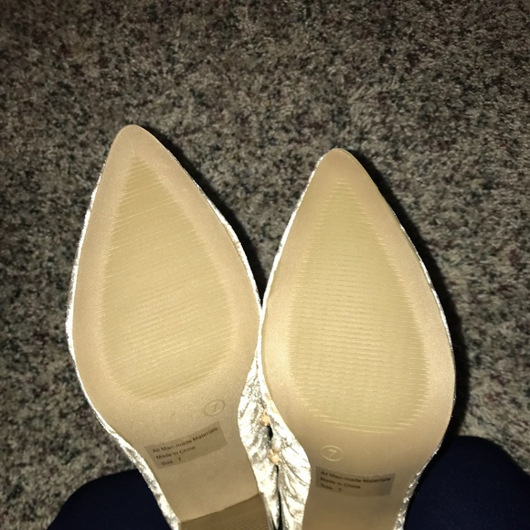 Gold Velvet Boots - Picture 3 of 3